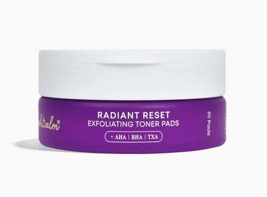 BushBalm Radiant Reset Exfoliating Toner Pads